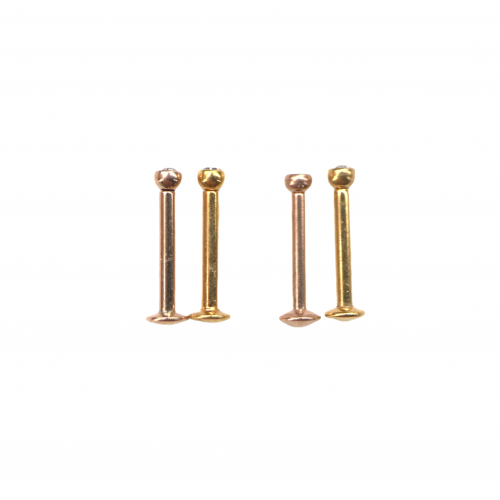 16g -18g Round Crystal Flat Back