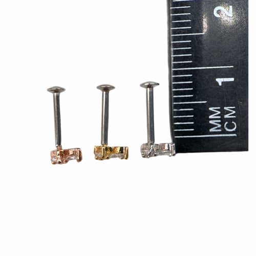 16g Triple Crystal Flat Back