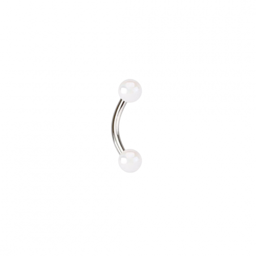16g Acrylic Balls Curved Barbell