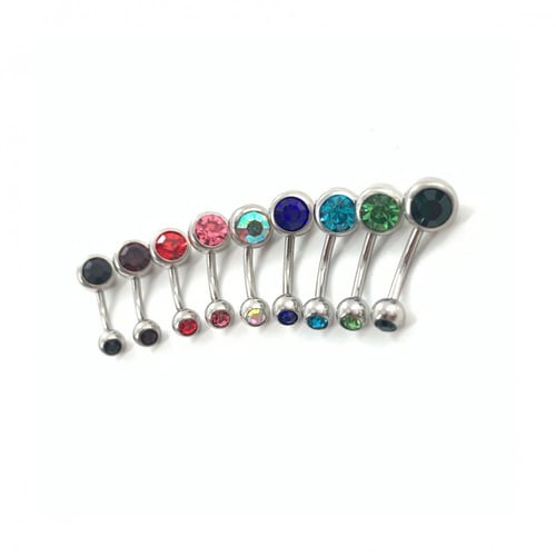 14g Long Belly Ring