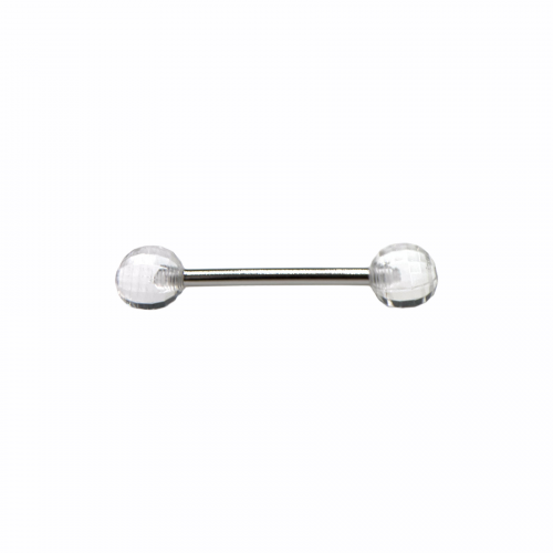 14g Nipple Straight Barbell