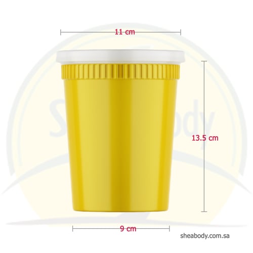 زبدة الشيا الصفراء علبة كبيرة 850 جرام غير مكرره م...