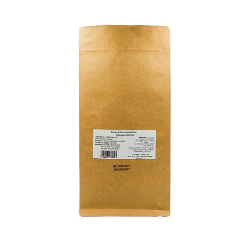 زبدة الكاكاو الخام للبشرة والأكل بوزن واحد كيلوجرا...