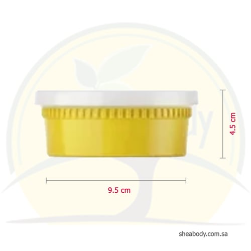 12 علبة زبدة الشيا الصفراء علبة صغيرة 220 جرام غير...