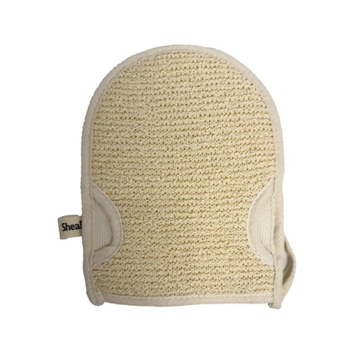 قفاز الاستحمام مفتوح كبير فتحتي إبهام من ألياف طبي...