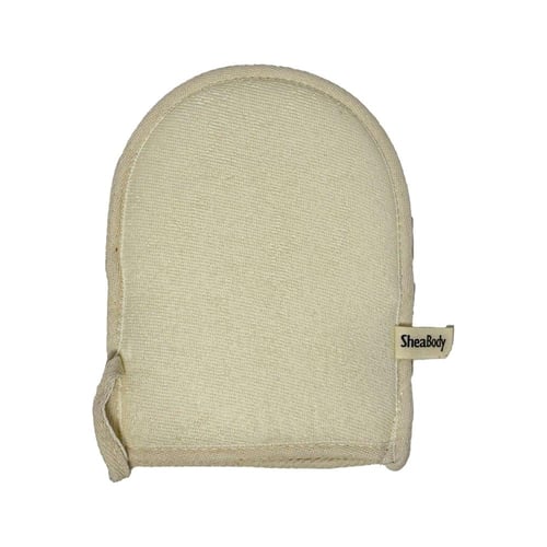 قفاز الاستحمام مفتوح كبير فتحتي إبهام من ألياف طبي...