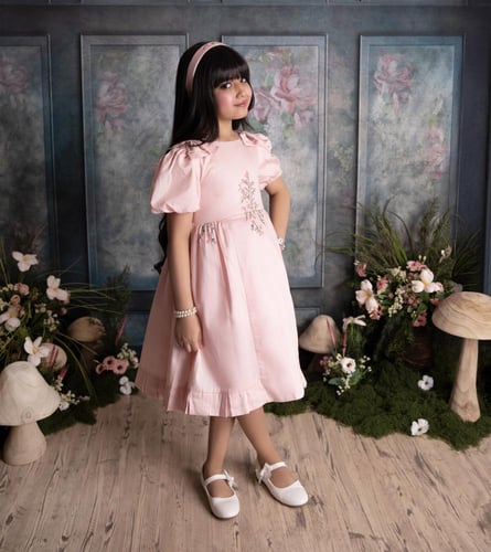 فستان روزا المطرز يدوي