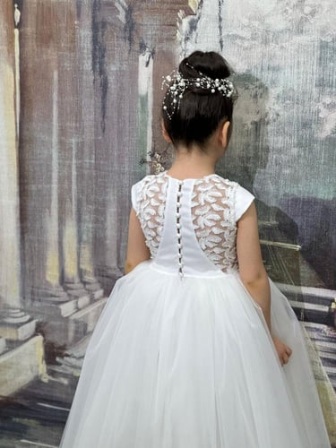 فستان اوف وايت طويل