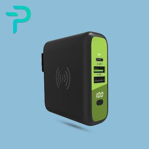 بطارية متنقلة MBALA من قوي سعة 8 الف شحن وايرلس