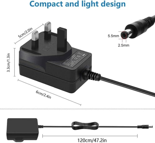 شاحن مودم 12 فولت 2 أمبير 24 وات