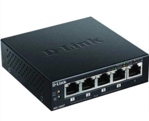 محول سطح المكتب Dlink Giga PEO بخمسة منافذ