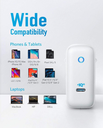 شاحن منزلي من انكر 60W