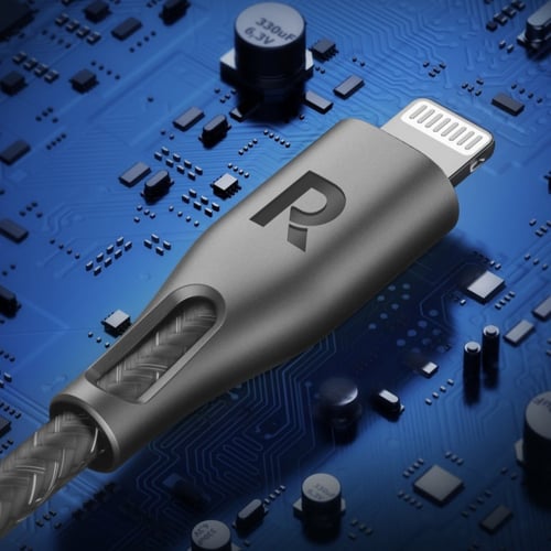 كيبل راف بور للآيفون 3 متر قماش