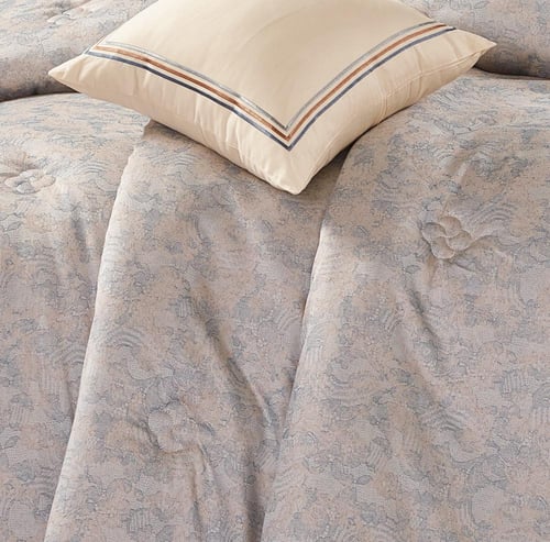 مفرش صيفي مزدوج تنسيل قطن 300 غرزة + مخدة هدية