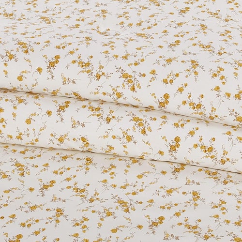 مفرش قطن صيفي مزدوج 8 قطع - زافيرا - كريمي - بيج غ...