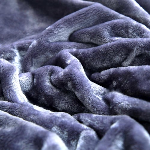 بطانية مخمل مزدوج - جولي - كحلي