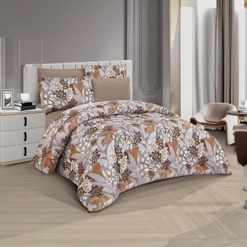 مفرش صيفي مزدوج 6 قطع - كاليندا - متعدد الألوان