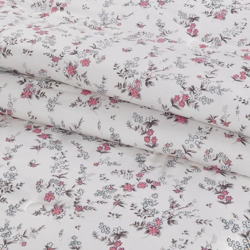 مفرش صيفي مفرد ونص 4 قطع - اديلين - سكري -بيج غامق