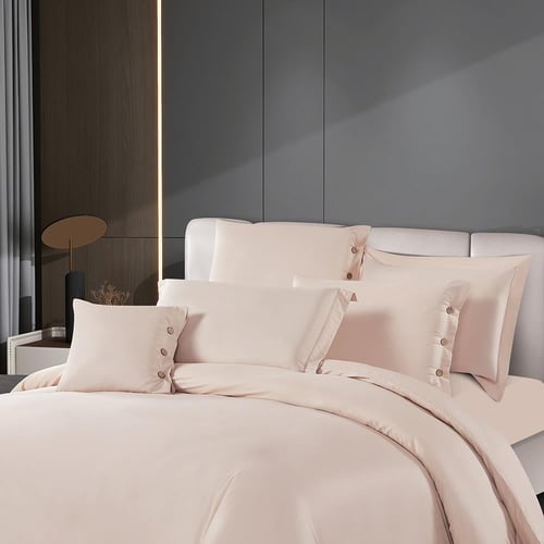 مفرش فندقي قطن عالي النعومة مزدوج 300 غرزه - 8 قطع...