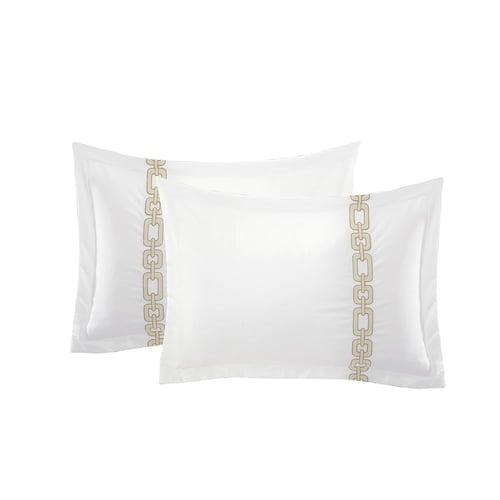 مفرش صيفي مفرد ونص مطرز بنظام فندقي 5 قطع - ايلارا...