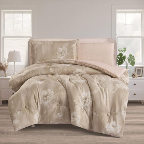 مفرش صيفي مفرد ونص 4 قطع - متعدد الألوان