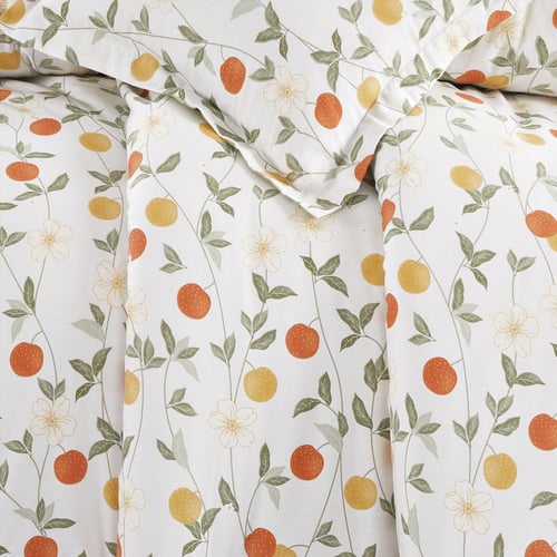 مفرش قطن صيفي مزدوج 8 قطع - كاليفيرا - سكري - اخضر