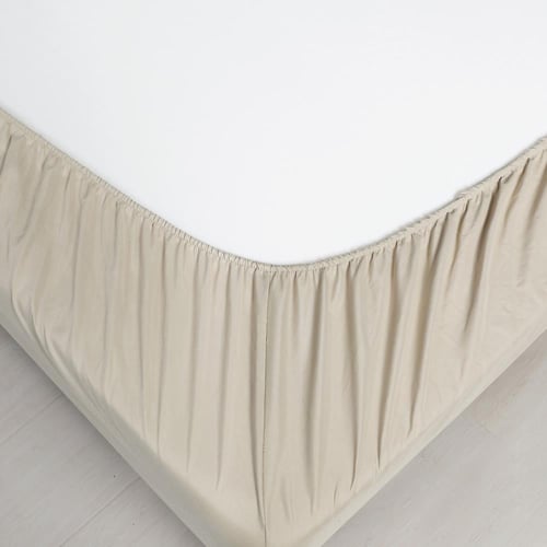 طقم شرشف صيفي مزدوج ٣ قطع - كارميلا - بيج غامق