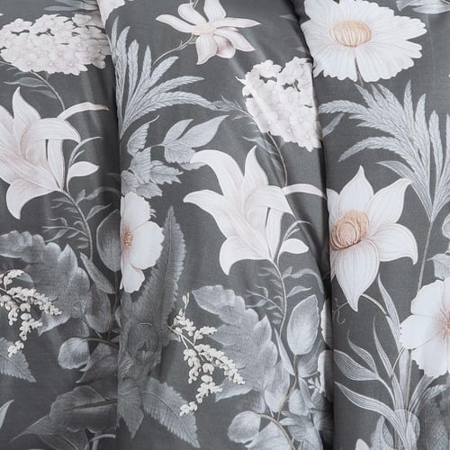 مفرش صيفي مزدوج وجهين ٧ قطع - اوركا - رمادي غامق -...