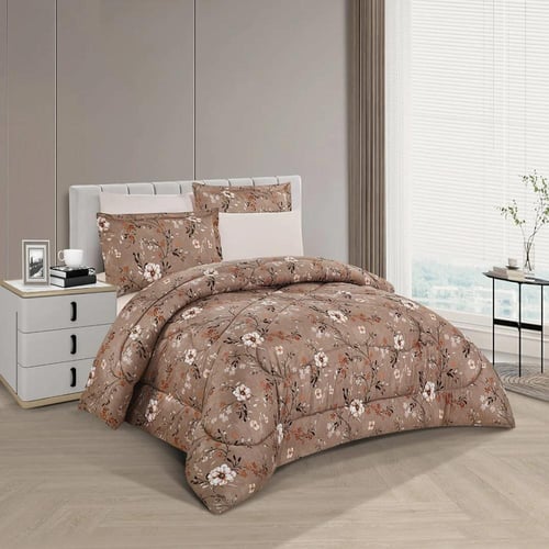 مفرش صيفي مزدوج 6 قطع - كاليندا - متعدد الألوان