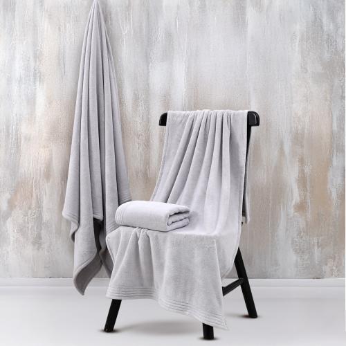 منشفة كورال فليس - إشيل - مقاس صغير -90x50 - رصاصي