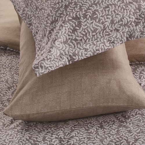 مفرش صيفي مفرد ونص 4 قطع - ليتون -رصاصي - بيج غامق