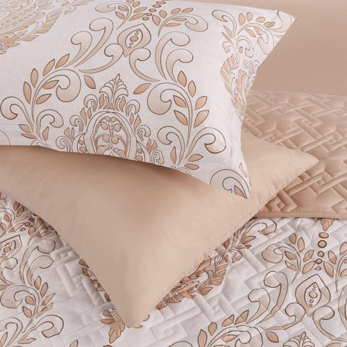 مفرش صيفي مفرد ونص حشوة مضغوطه 4 قطع - افروديت - ك...