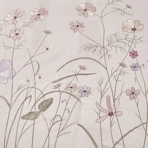 مفرش صيفي مزدوج مطرز فاخر 7 قطع - ازاليا -بيج