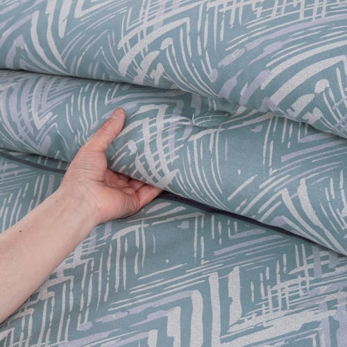 مفرش صيفي مفرد ونص 4 قطع - ليتون -اخضر - ابيض