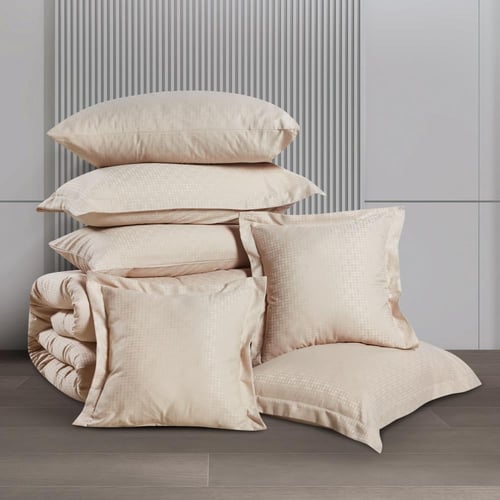 مفرش فندقي فاخر مفرد و نص ناعم 5 قطع – سولين Solin...