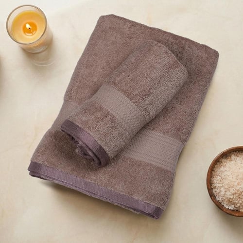 منشفة قطن - سيرانو - مقاس وسط - 140*70 -متعدد الأل...