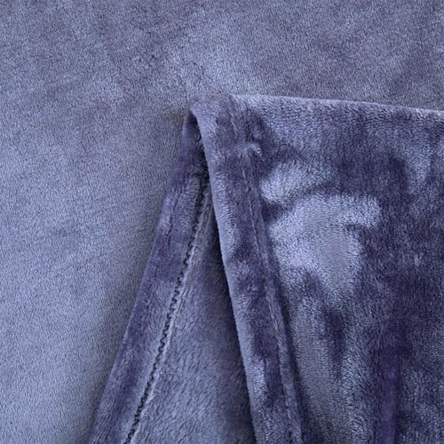 بطانية مخمل مزدوج - جولي - كحلي