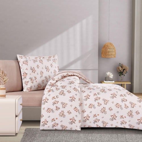 مفرش صيفي مفرد ونص 4 قطع - اليساندرا - كريمي - بيج