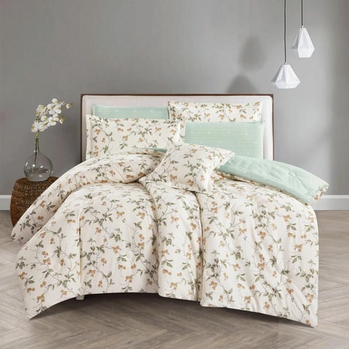 مفرش صيفي مفرد ونص 4 قطع - ليتون - متعدد الألوان