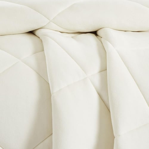 مفرش شتوي مخمل فرو مفرد ونص 4 قطع - ميرولينا - سكر...