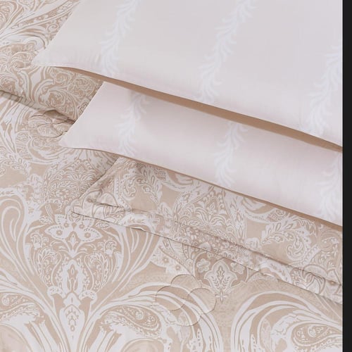 مفرش قطن عالي النعومة مزدوج 300 غرزه 8 قطع - ايليو...