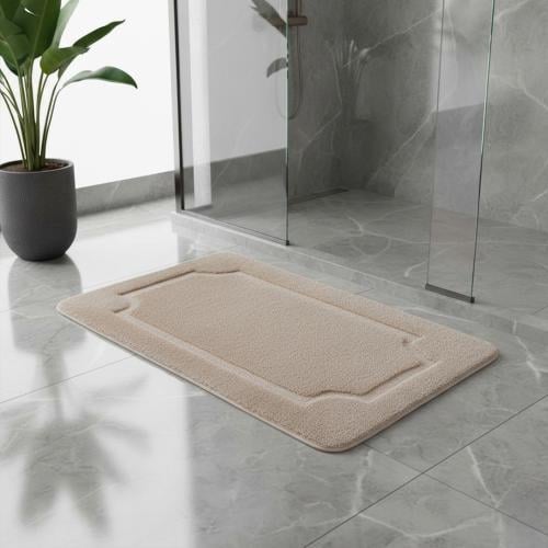 سجادة حمام مقاس 50*80 - فيرونيا - بيج فاتح