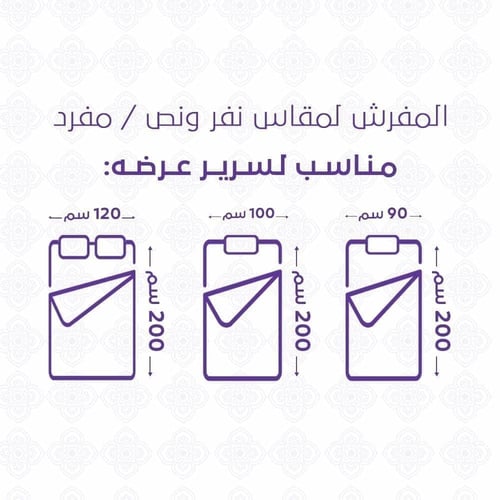 مفرش صيفي مفرد ونص 4 قطع - اديلين - سكري - رصاصي