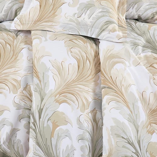 مفرش قطن صيفي مقاس كوين 8 قطع - فيوليتا - كريمي -...