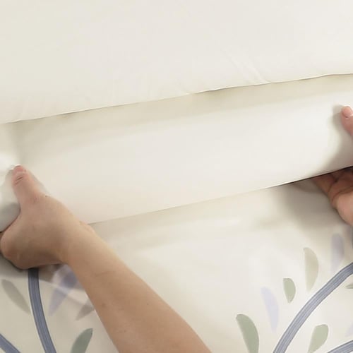 مفرش صيفي مفرد ونص 8 قطع - مارجو - سكري غامق