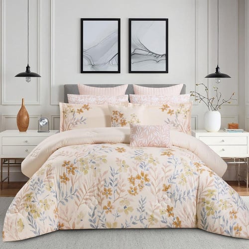 مفرش صيفي مزدوج 10 قطع - ريفيرا - متعدد الألوان