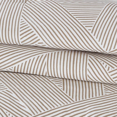 مفرش قطن صيفي مقاس كوين 8 قطع - نوفارين -كريمي - ب...