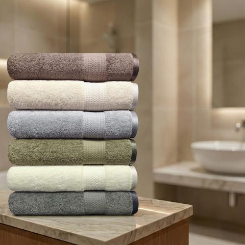 منشفة قطن - نوفارو - مقاس صغير - 90*50 - متعدد الأ...