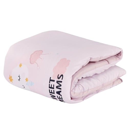 مفرش موآليد بحواجز 5 قطع - لارك - زهري فاتح