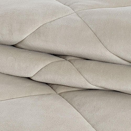 مفرش شتوي مخمل فرو مفرد ونص 4 قطع - ميرولينا - بيج...